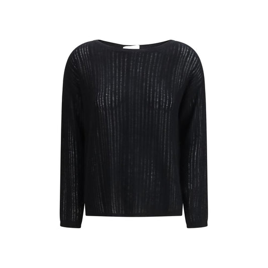 Maglione in cashmere nero Allude