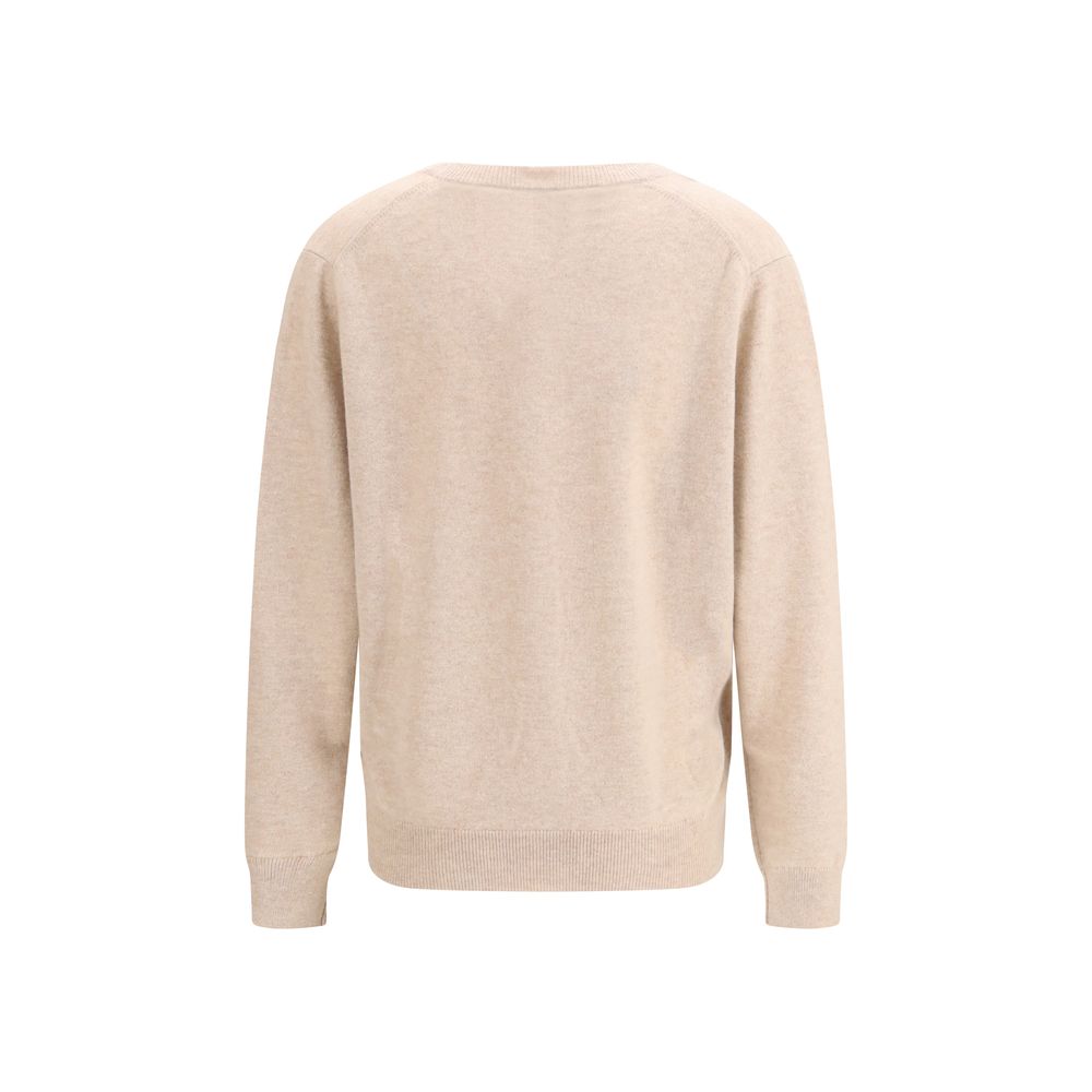 Cardigan in cashmere beige Allude