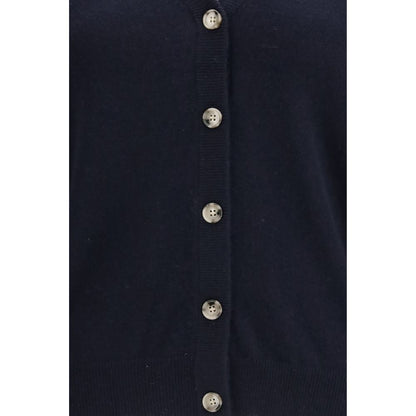 Cardigan in cashmere blu Allude