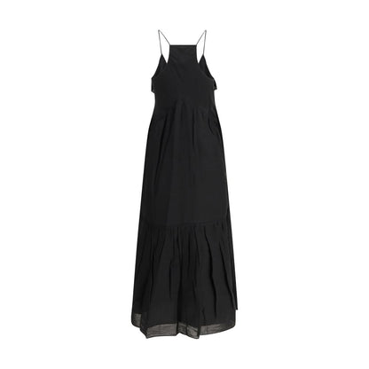Abito casual in cotone nero Marant Etoile