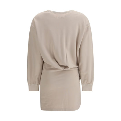 Abito casual in cotone beige Marant Etoile