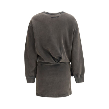 Abito casual in cotone grigio Marant Etoile