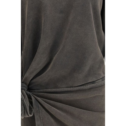 Abito casual in cotone grigio Marant Etoile