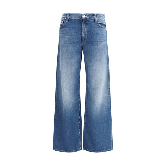 Jeans svasati in cotone blu denim Mother