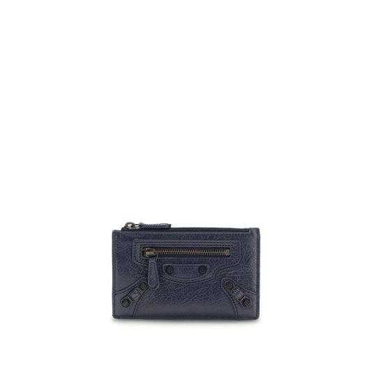 Portafoglio Balenciaga Ovis Aries Aries in agnello blu