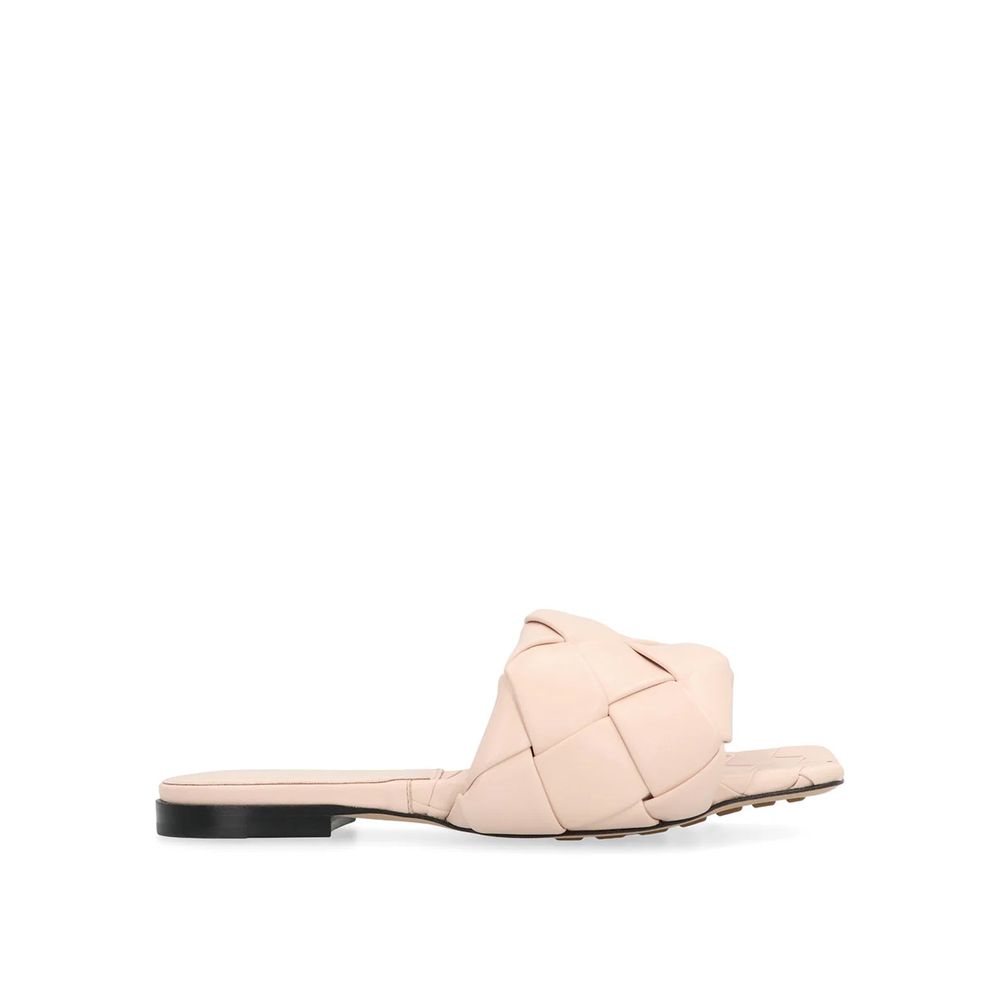 Sandali piatti in pelle multicolore Bottega Veneta