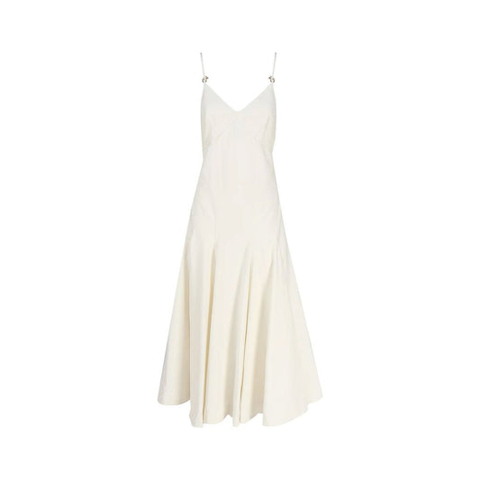 Abito casual in cotone bianco Bottega Veneta
