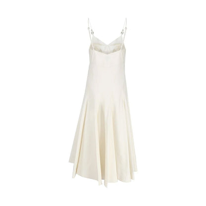 Abito casual in cotone bianco Bottega Veneta
