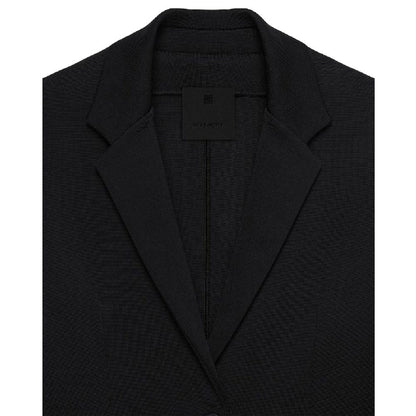 Blazer nero in elastan Givenchy