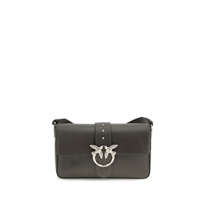Borsa a tracolla in pelle bicolore PINKO