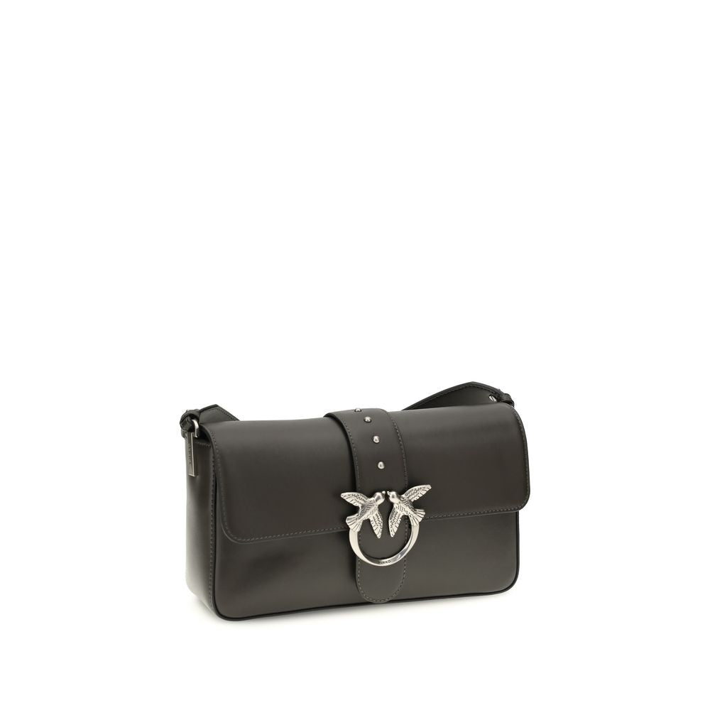 Borsa a tracolla in pelle bicolore PINKO
