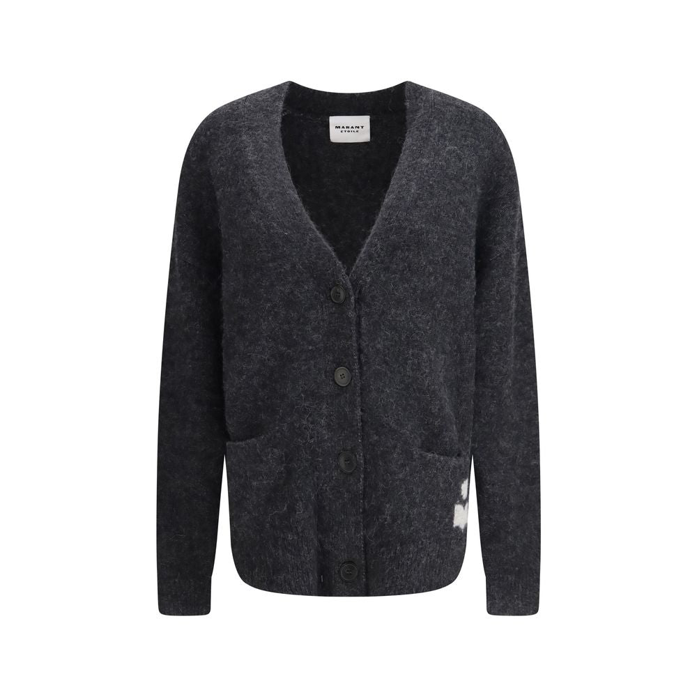 Cardigan Marant Etoile Grigio Alpaca Vicugna Pacos