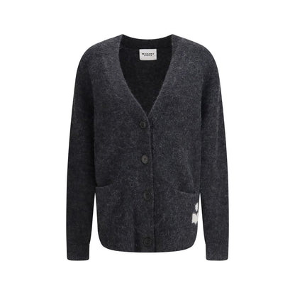 Cardigan Marant Etoile Grigio Alpaca Vicugna Pacos