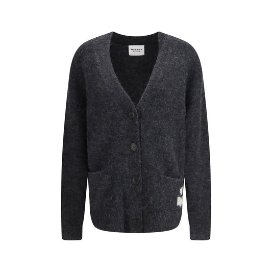 Cardigan Marant Etoile Grigio Alpaca Vicugna Pacos