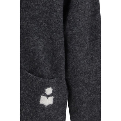 Cardigan Marant Etoile Grigio Alpaca Vicugna Pacos
