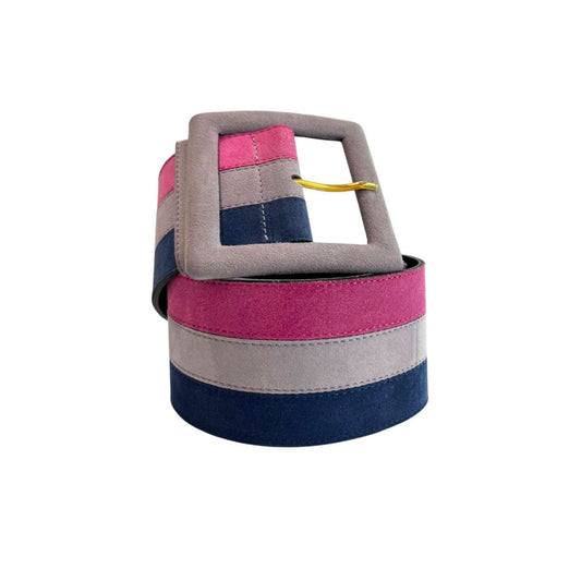 Cintura da donna in vera pelle multicolore Borbonese