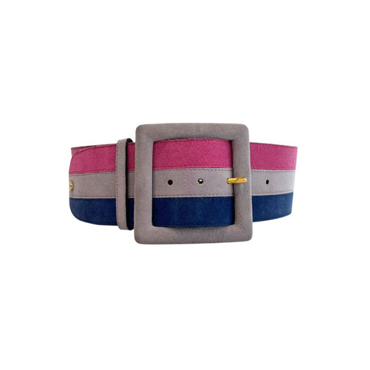Cintura da donna in vera pelle multicolore Borbonese