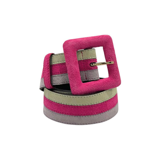 Cintura da donna in pelle multicolore Borbonese