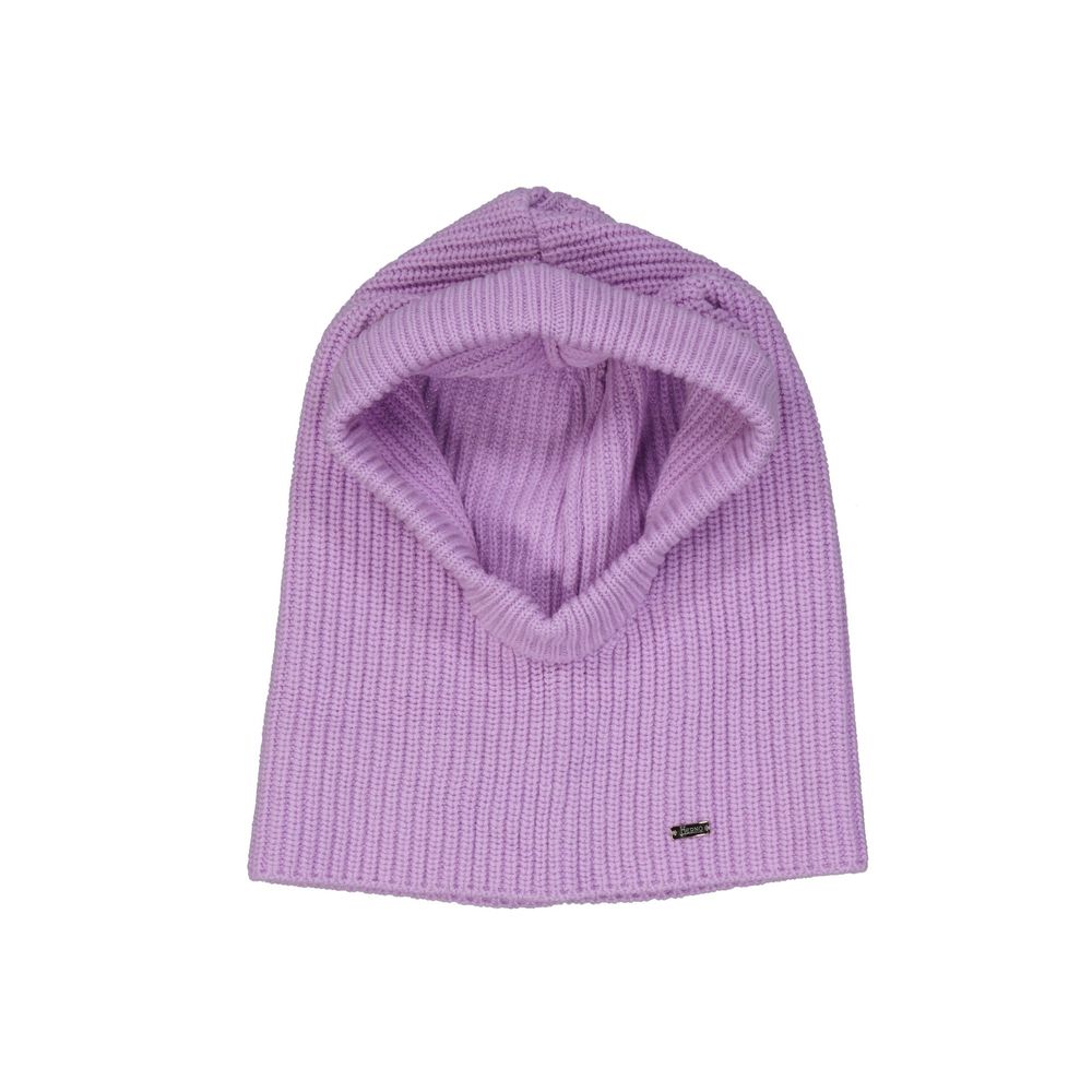 Berretto di lana viola Herno