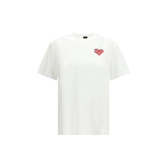 T-shirt bianca in cotone PINKO