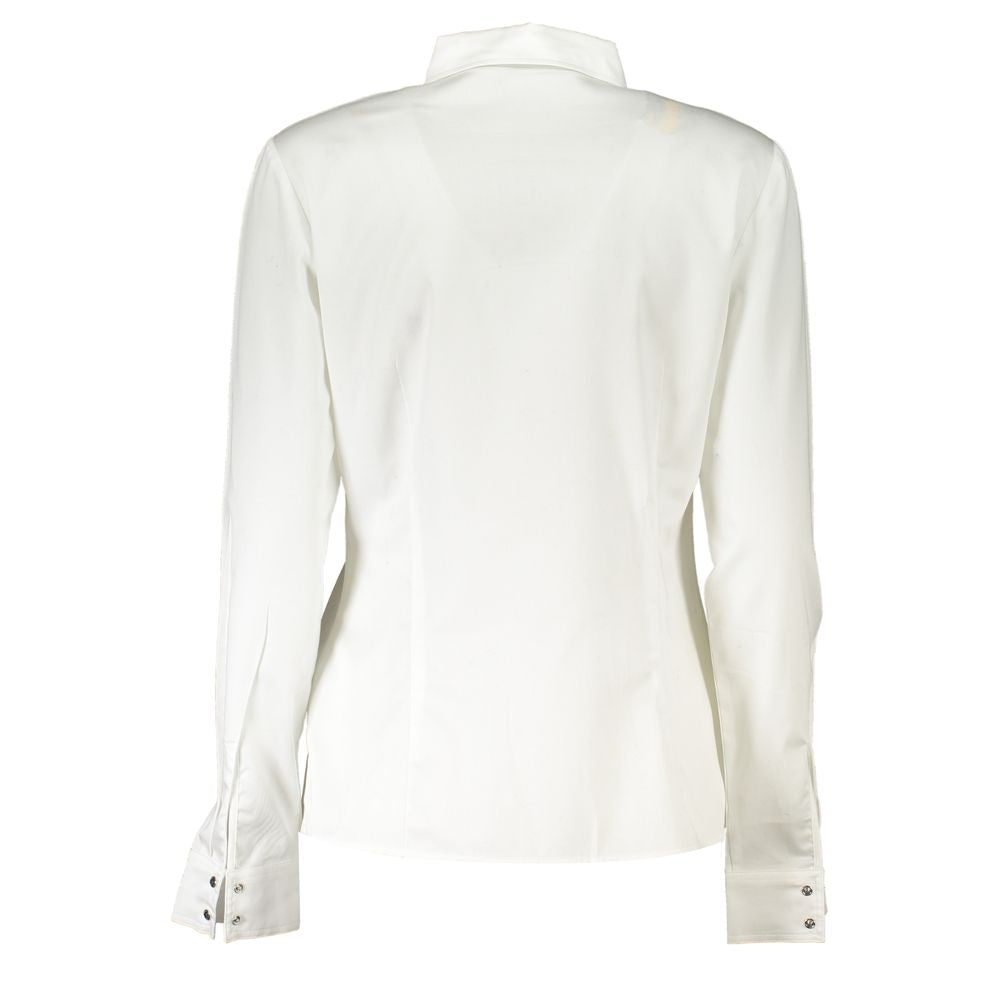 Camicia da donna in cotone bianco Guss Jeans
