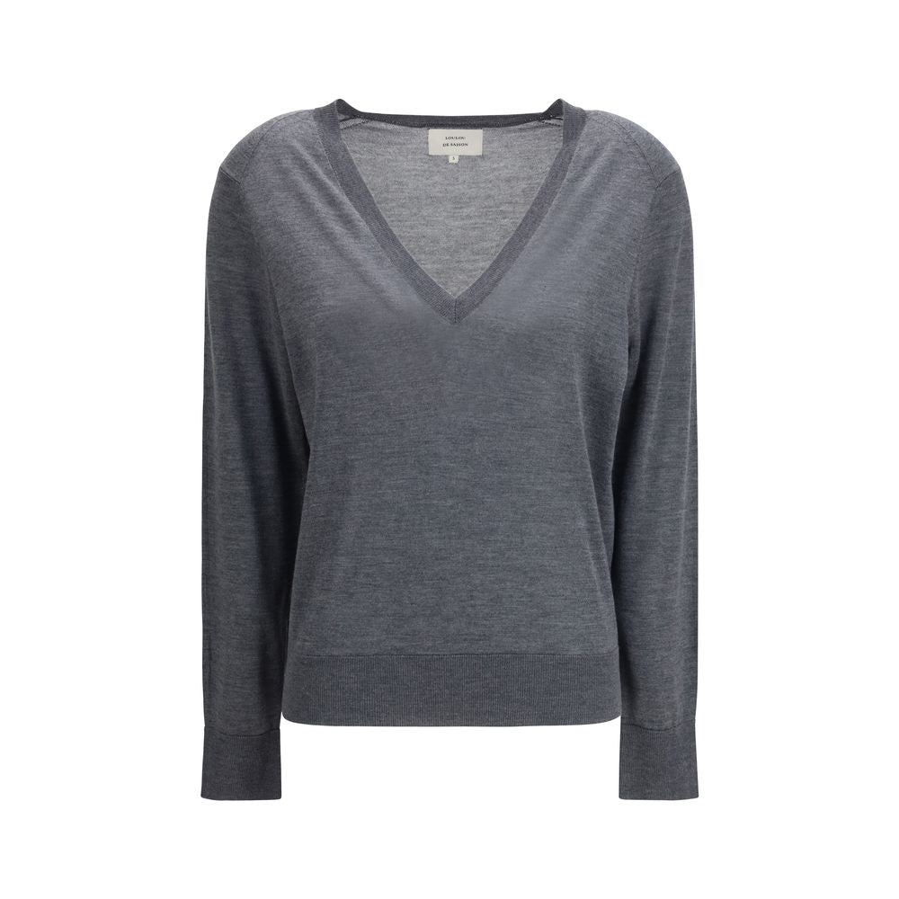 Maglione in cashmere grigio Loulou De Saison