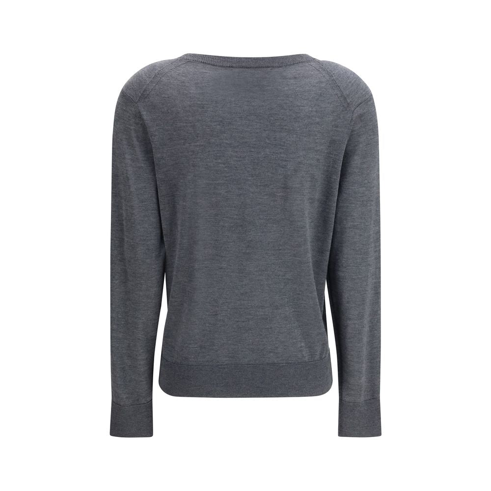 Maglione in cashmere grigio Loulou De Saison