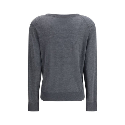 Maglione in cashmere grigio Loulou De Saison