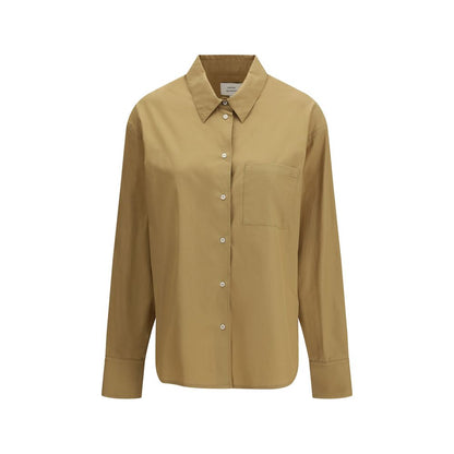 Camicia Loulou De Saison in cotone beige