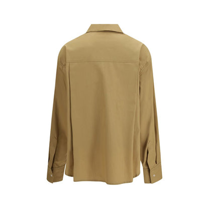 Camicia Loulou De Saison in cotone beige