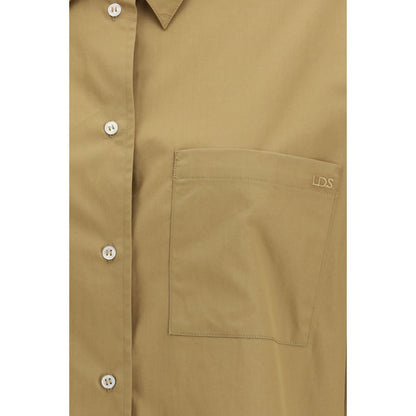 Camicia Loulou De Saison in cotone beige