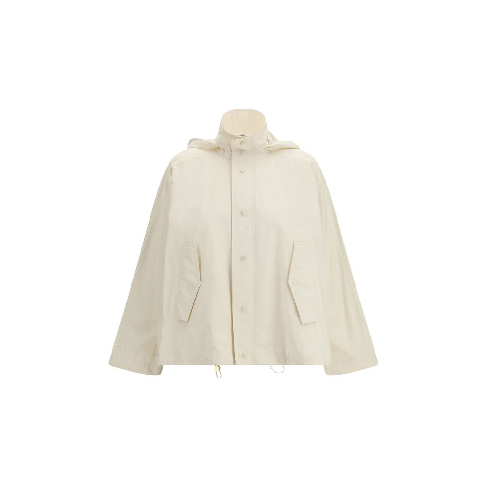 Fabiana Filippi Cappotto antipioggia in cotone beige