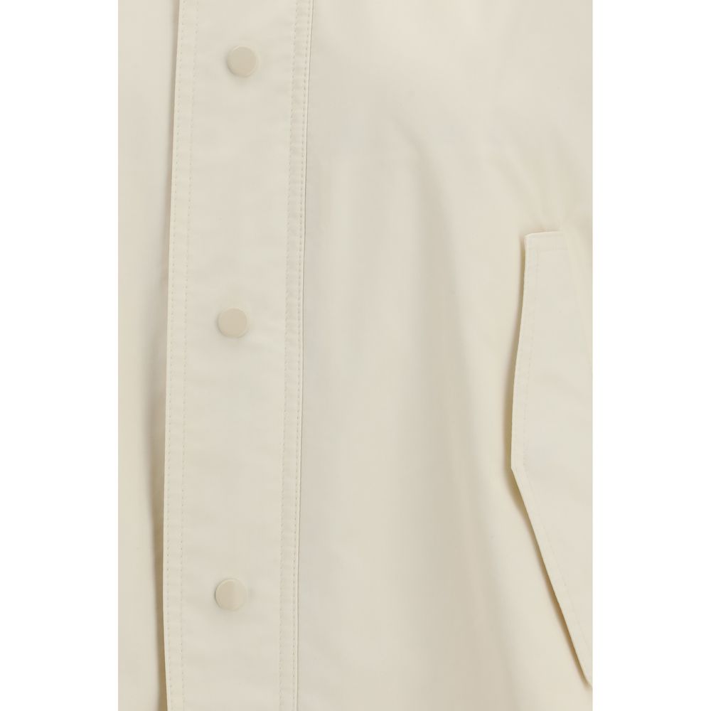 Fabiana Filippi Cappotto antipioggia in cotone beige