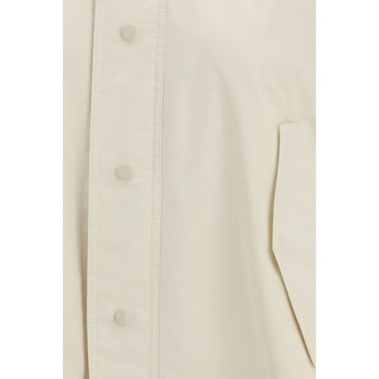 Fabiana Filippi Cappotto antipioggia in cotone beige