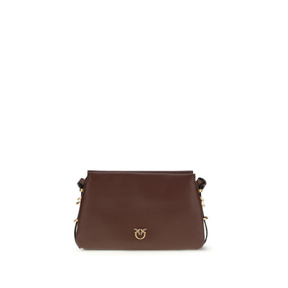 Borsa a tracolla PINKO Bos Taurus in pelle di vitello marrone