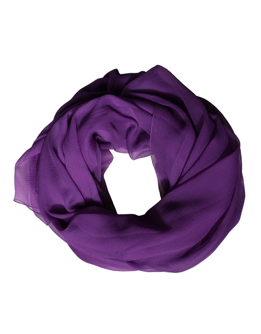 Sciarpa Dolce &amp; Gabbana in seta viola, 200 cm x 134 cm
