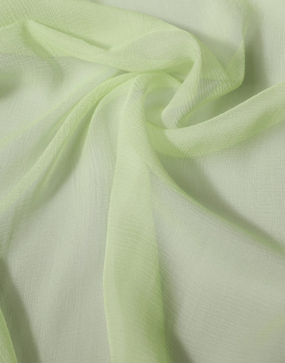 Sciarpa Dolce &amp; Gabbana in seta verde chiaro, 200 cm x 134 cm