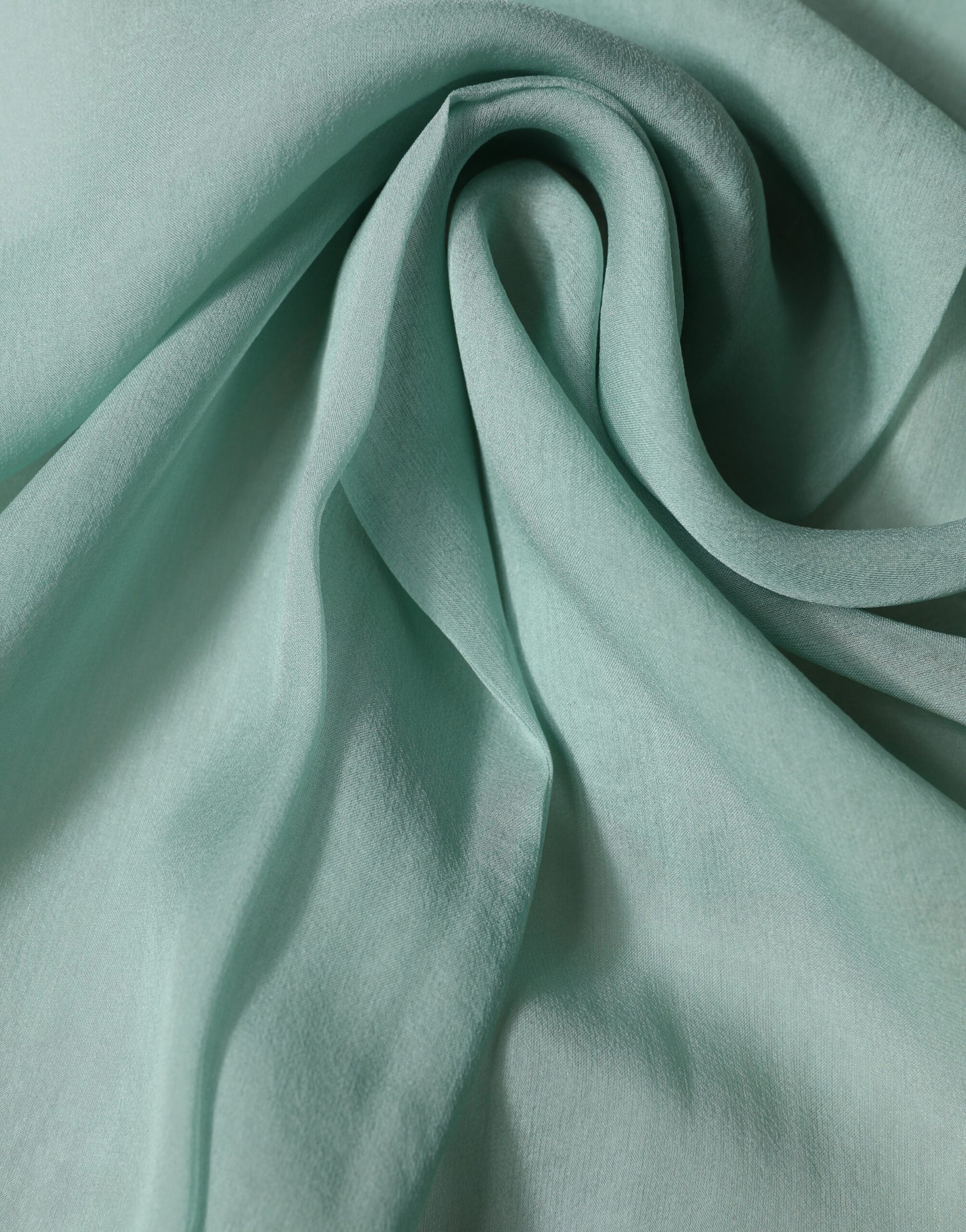 Sciarpa Dolce &amp; Gabbana in seta color verde acqua, foulard, stola, 292 cm x 19 cm