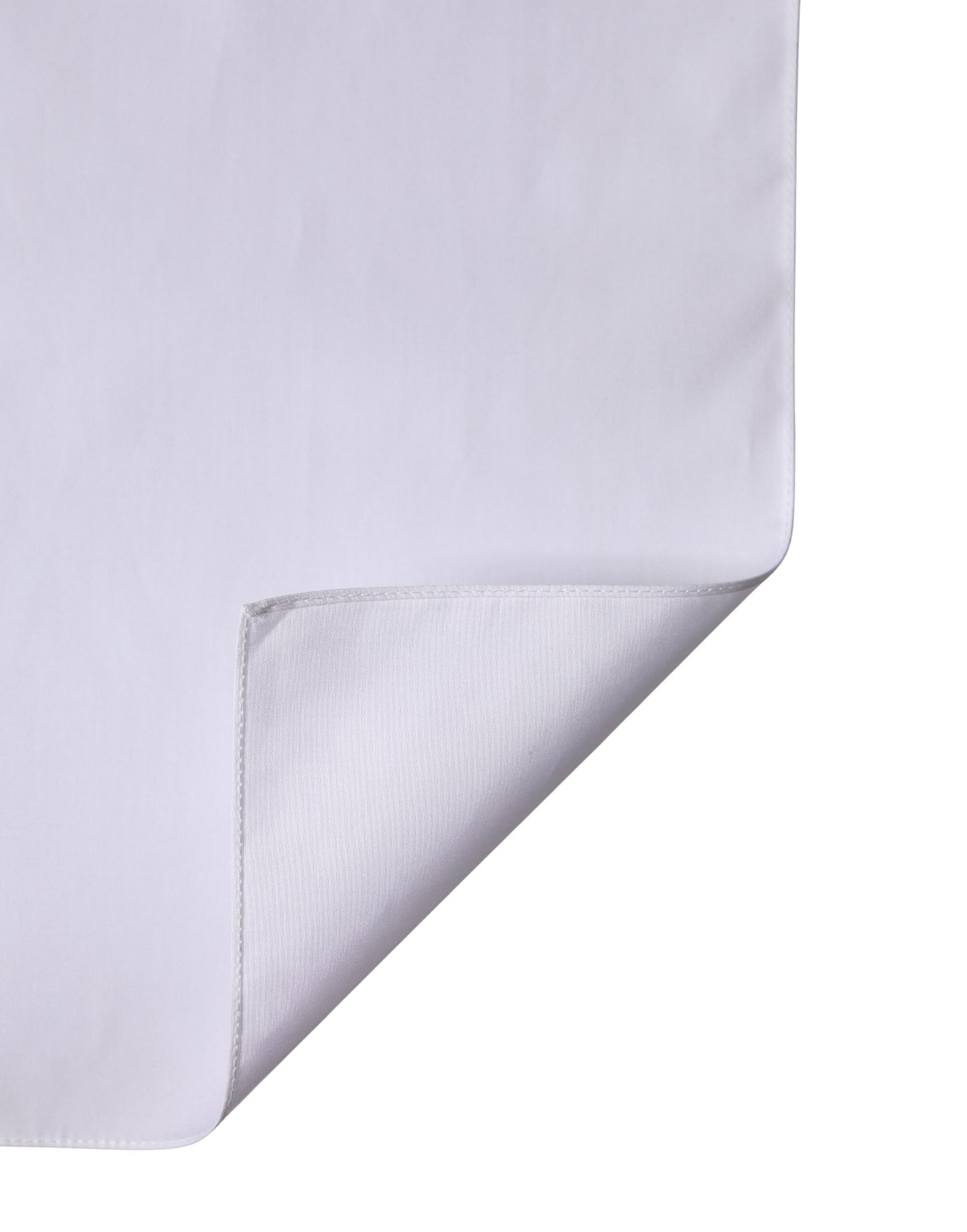 Sciarpa Dolce &amp; Gabbana in cotone bianco con scialle quadrato, 71 cm x 70 cm