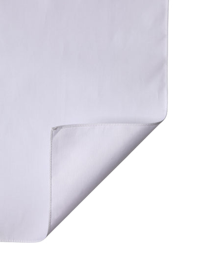 Sciarpa Dolce &amp; Gabbana in cotone bianco con scialle quadrato, 71 cm x 70 cm