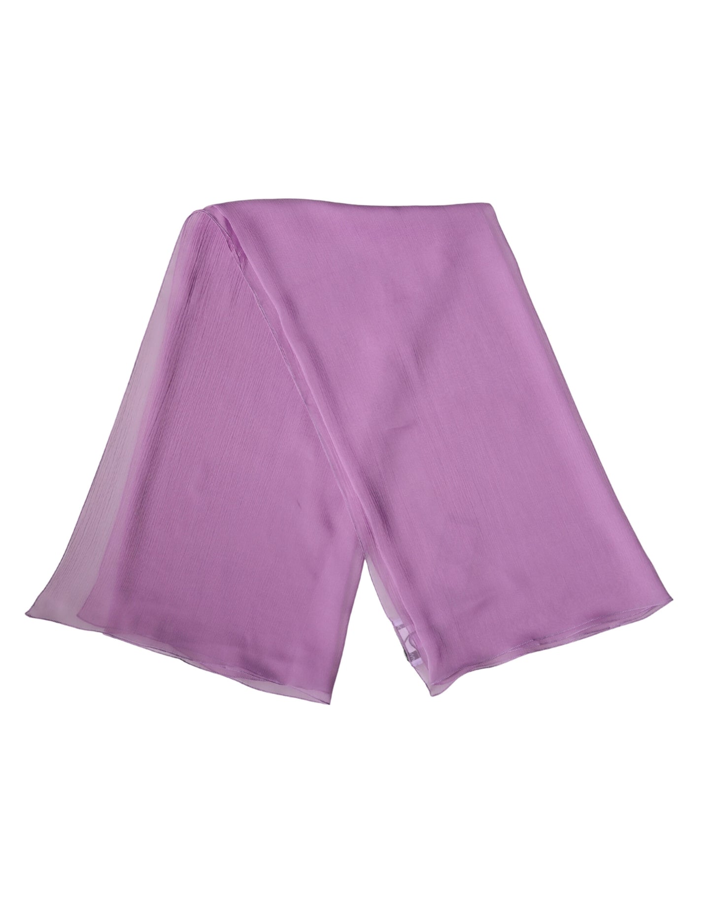 Foulard Dolce &amp; Gabbana in seta viola chiaro, 114 cm x 114 cm