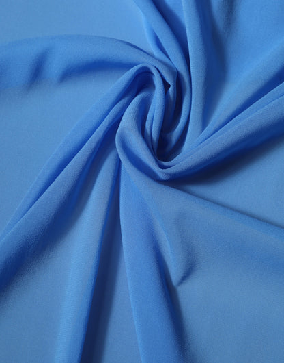 Sciarpa Dolce &amp; Gabbana in seta blu, 200 cm x 64 cm