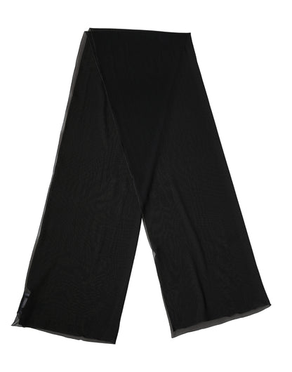 Sciarpa Dolce & Gabbana in seta nera, 200 cm x 64 cm