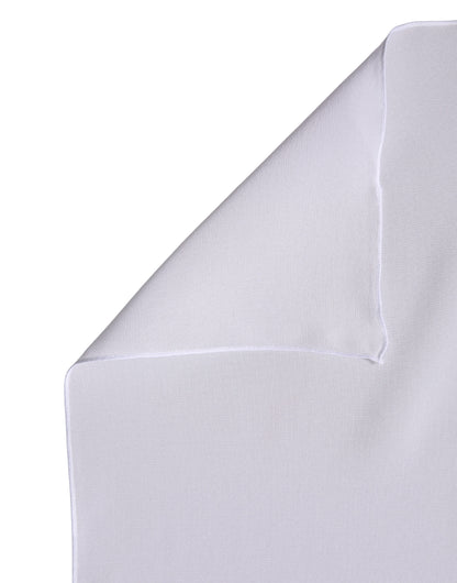 Sciarpa Dolce & Gabbana in seta bianca, 200 cm x 64 cm