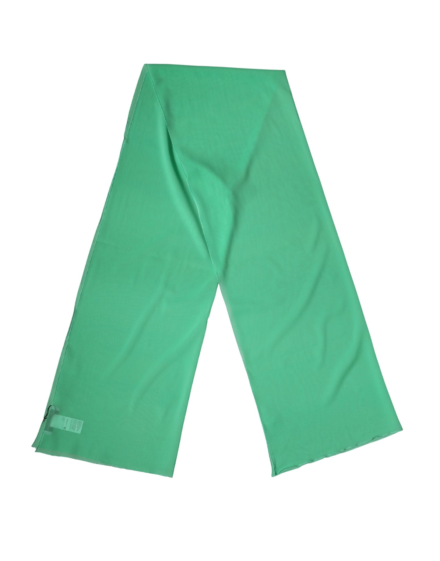 Sciarpa Dolce & Gabbana in seta verde, 200 cm x 64 cm