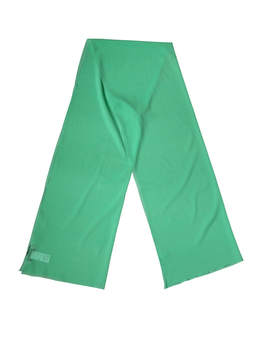 Sciarpa Dolce & Gabbana in seta verde, 200 cm x 64 cm