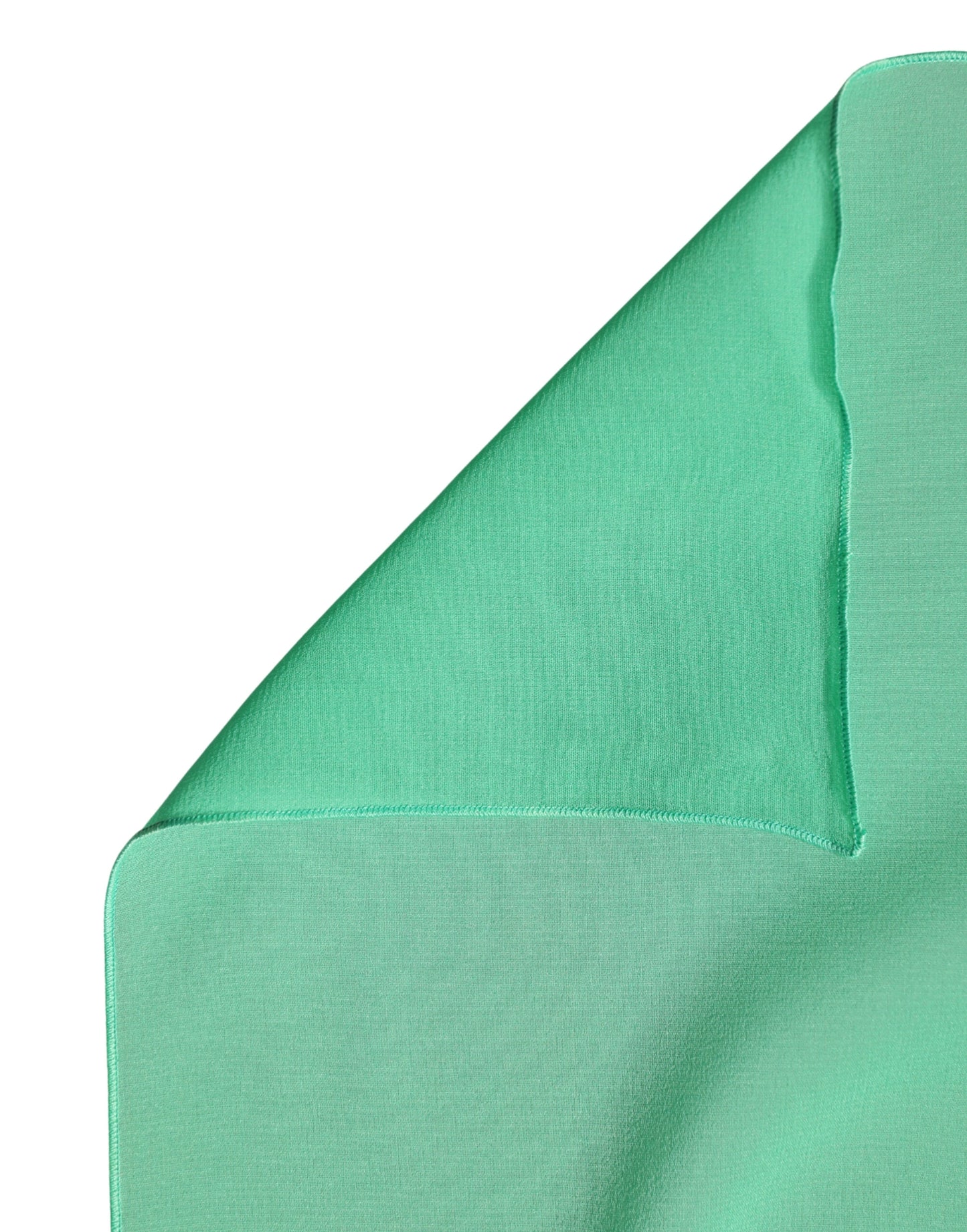 Sciarpa Dolce & Gabbana in seta verde, 200 cm x 64 cm