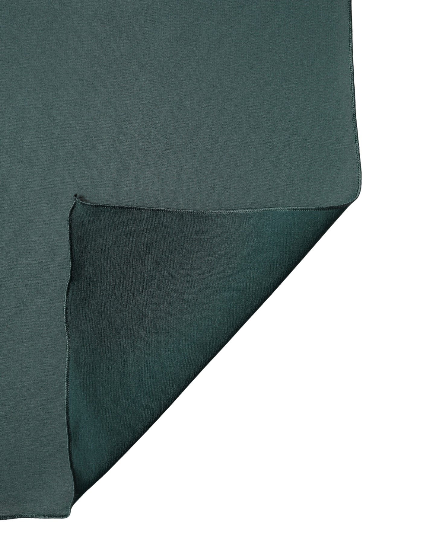 Sciarpa Dolce &amp; Gabbana in seta verde scuro, 200 cm x 64 cm