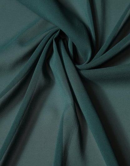 Sciarpa Dolce &amp; Gabbana in seta verde scuro, 200 cm x 64 cm