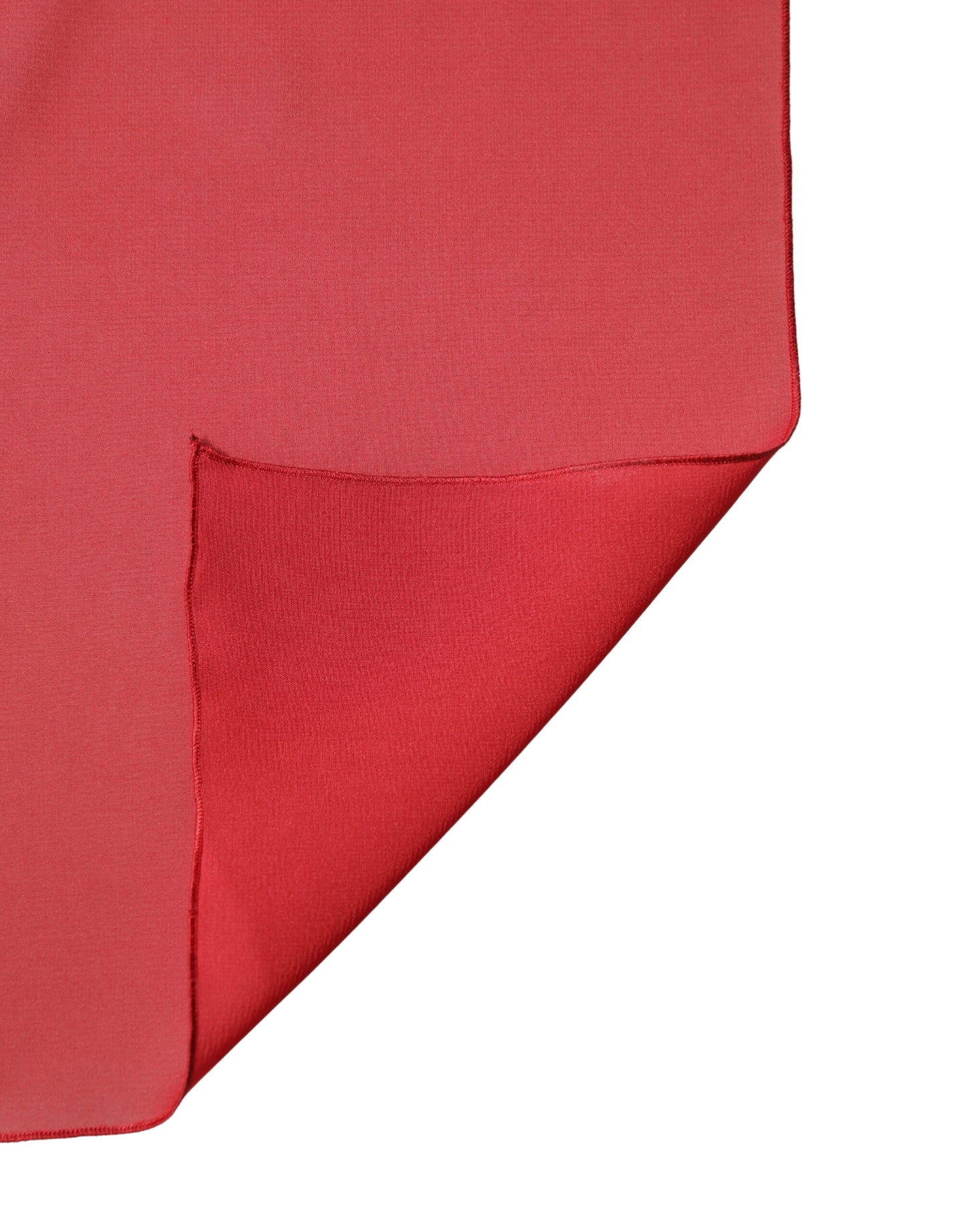 Dolce &amp; Gabbana Scialle avvolgente in seta rossa da donna, 200 cm x 64 cm